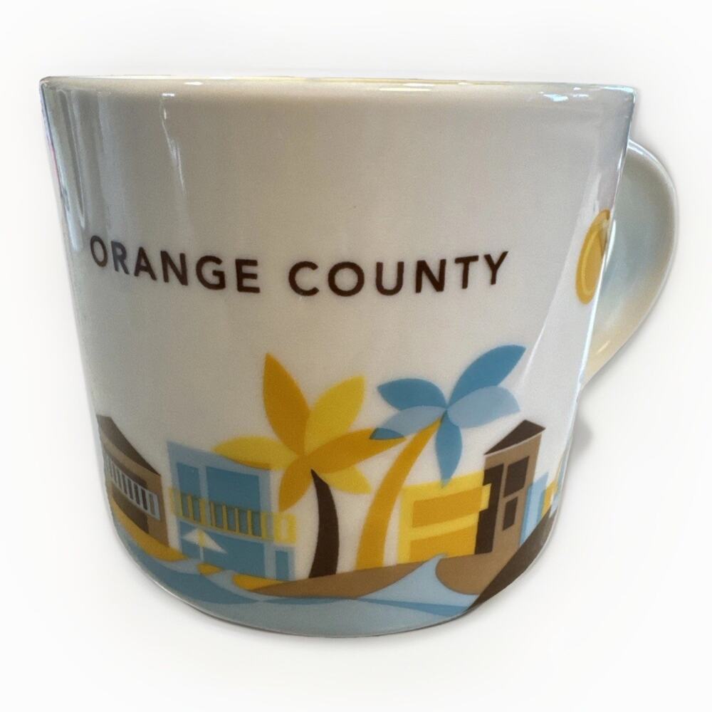 Starbucks 2015 Orange County You Are Here Series Collection 14oz Coffee Tea Mug